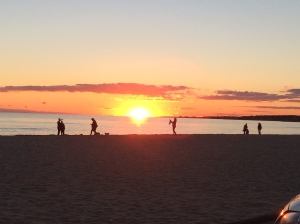 A Cape Cod sunset. October 2015.