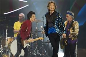 Stones on stage in 2016. Photo by Nelson Almeida/AFP -- Getty Images